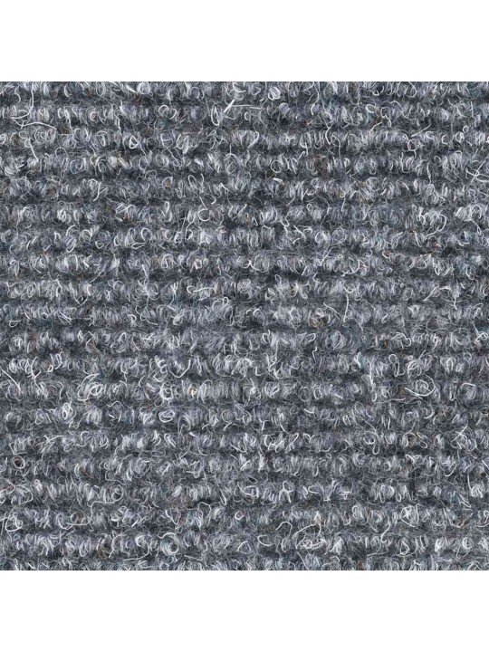 Kāpņu paklājiņi, pašlīmējoši, 20 gab., 65x21x4 cm, gaiši pelēki, pusapaļi, lieli