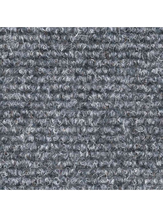 Kāpņu paklājiņi, pašlīmējoši, 30 gab., 65x21x4 cm, gaiši pelēki, pusapaļi, lieli