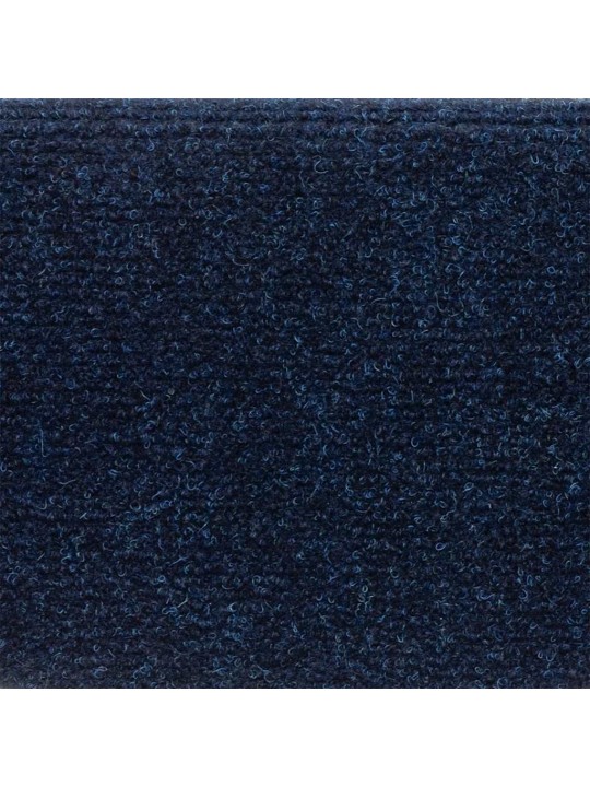 Kāpņu paklājiņi, pašlīmējoši, 30 gab., 56x17x3 cm, tumši zili, pusapaļi