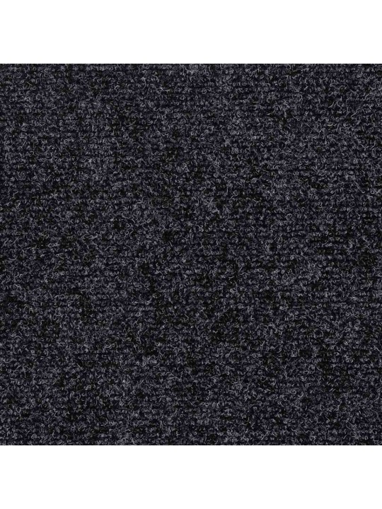 Kāpņu paklājiņi, pašlīmējoši, 30 gab., 60x25 cm, pelēki, taisnstūrveida