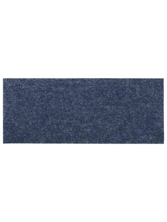 Kāpņu paklājiņi, pašlīmējoši, 30 gab., 60x25 cm, pelēkzili, taisnstūrveida