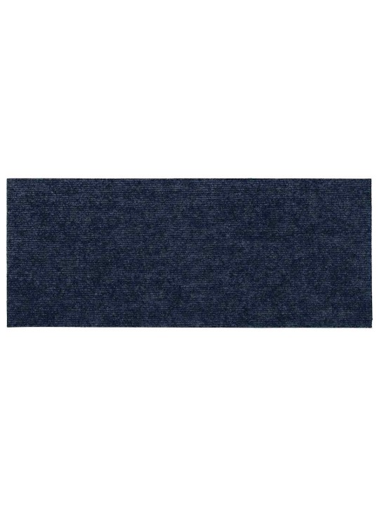 Kāpņu paklājiņi, pašlīmējoši, 30 gab., 60x25 cm, tumši zili, taisnstūrveida