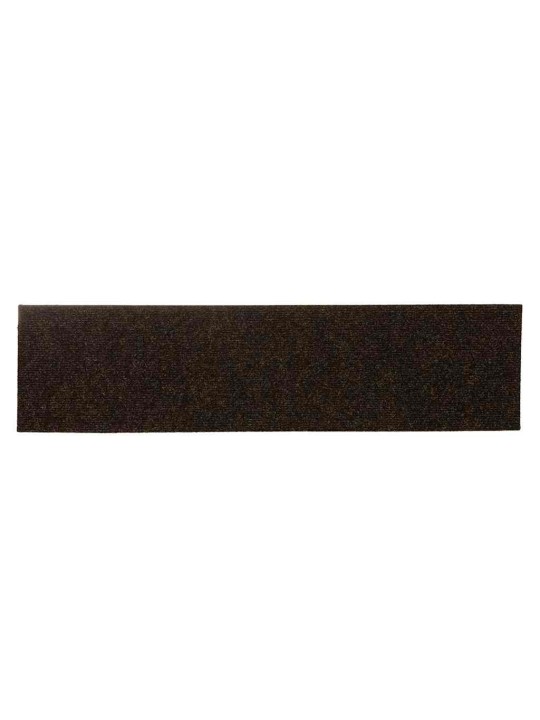 Kāpņu paklājiņi, pašlīmējoši, 30 gab., 76x20 cm, brūni, taisnstūrveida