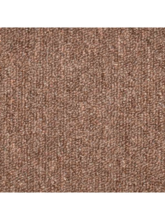 Kāpņu paklājiņi, 30 gab., 56x17x3 cm, brūni, pusapaļi