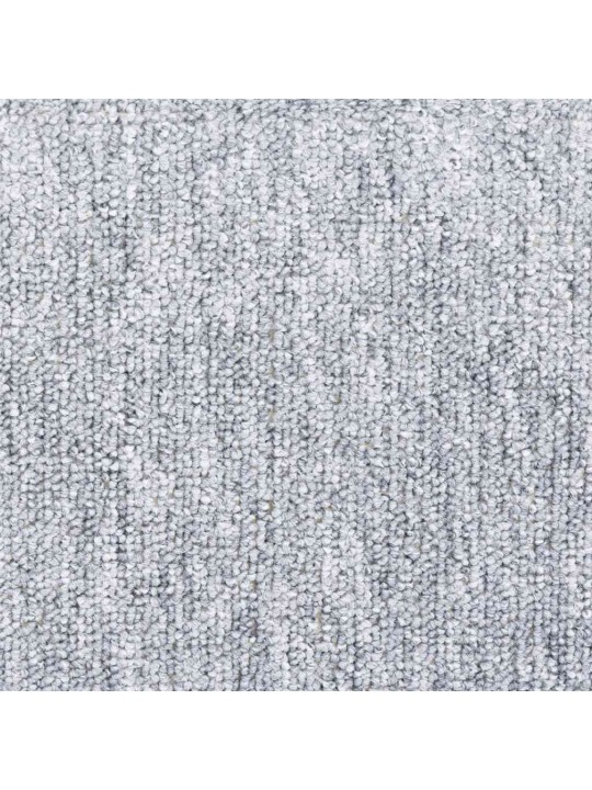 Kāpņu paklājiņi, 30 gab., 65x24x4 cm, gaiši pelēki, pusapaļi, lieli