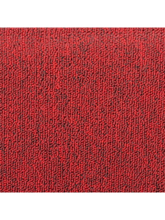 Kāpņu paklājiņi, 30 gab., 65x24x4 cm, bordo krāsas, pusapaļi, lieli