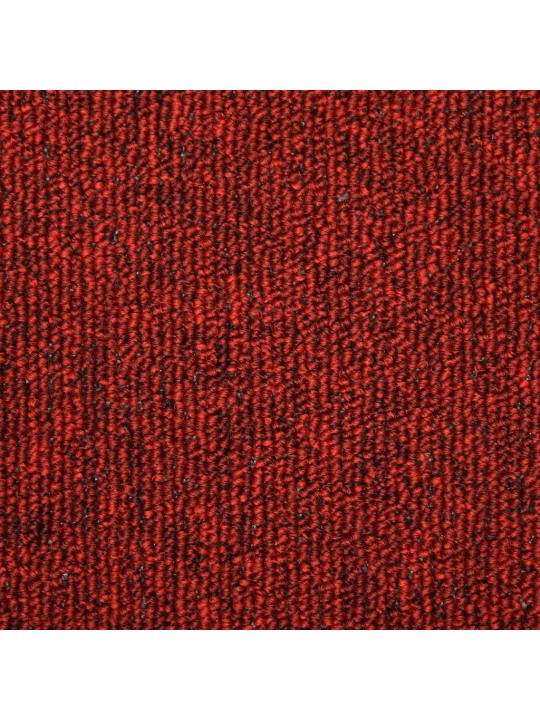 Kāpņu paklājiņi, 30 gab., 65x21x4 cm, bordo krāsas, taisnstūrveida mala