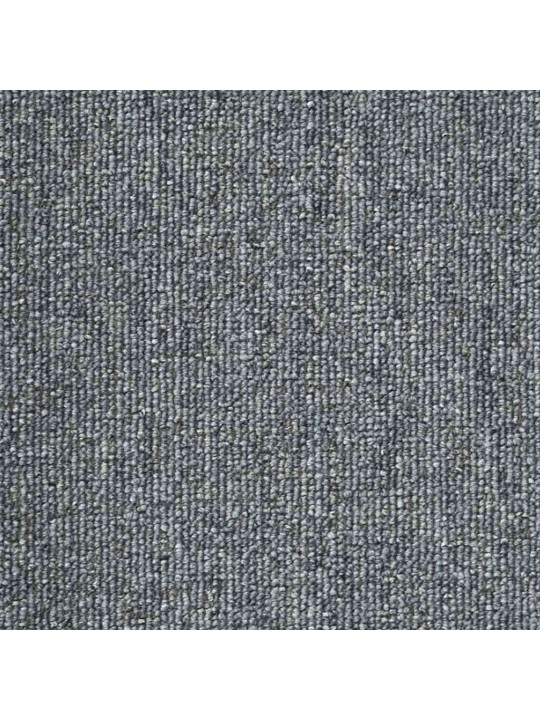 Kāpņu paklājiņi, 30 gab., 65x21x4 cm, gaiši pelēki un zili, taisnstūrveida mala