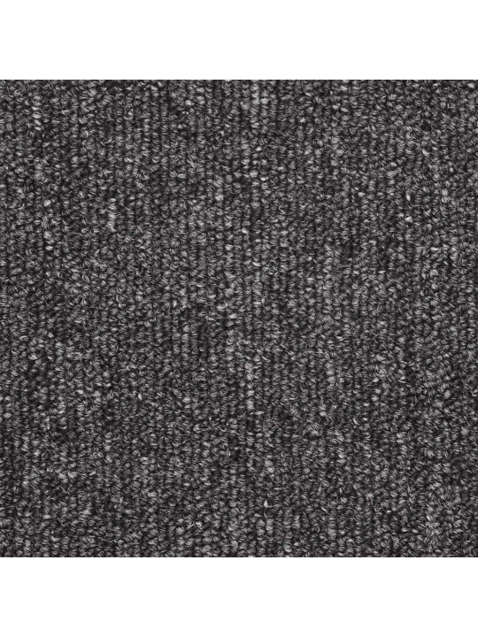 Kāpņu paklājiņi, 20 gab., 56x17x3 cm, antracīta krāsas, pusapaļi