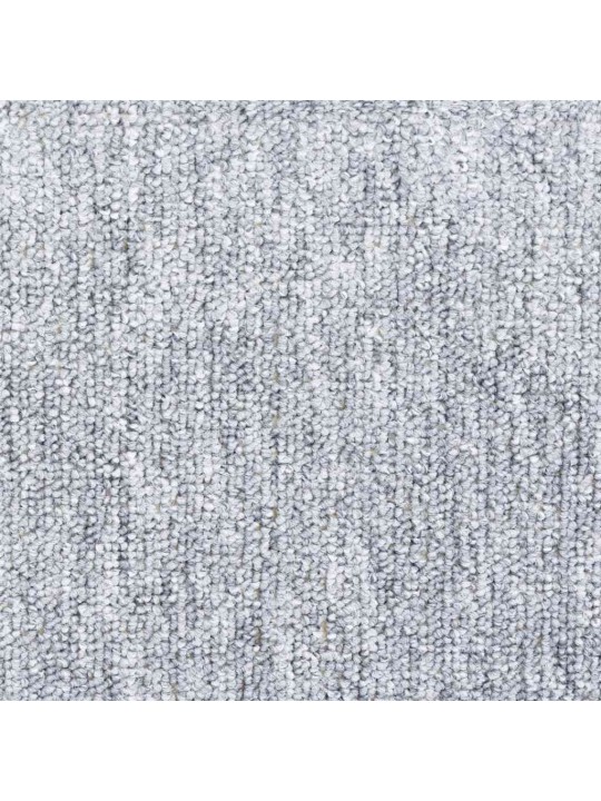 Kāpņu paklājiņi, 20 gab., 65x24x4 cm, gaiši pelēki, pusapaļi, lieli