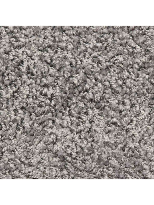 Kāpņu paklājiņi, 30 gab., 56x17x3 cm, pelēki, pusapaļi