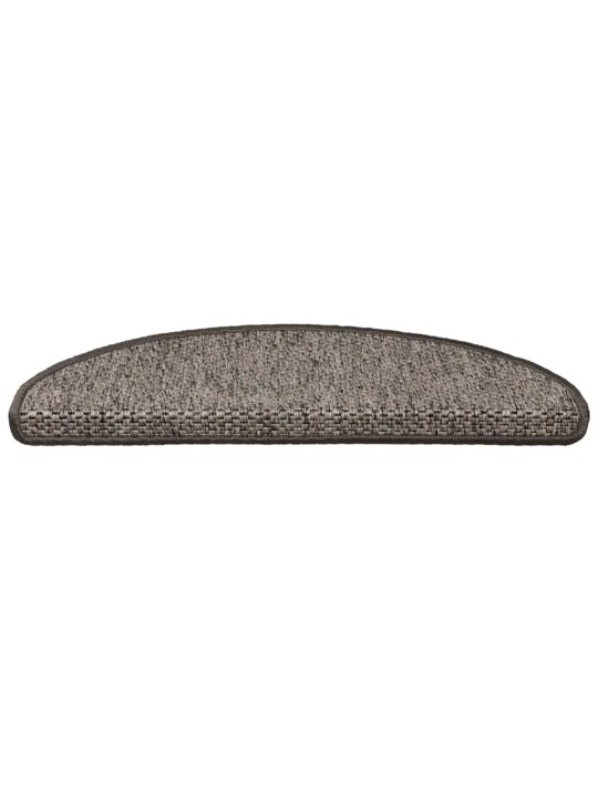 Kāpņu paklāji, 30 gab., pašlīmējoši, 65x21x4 cm, brūni bēši