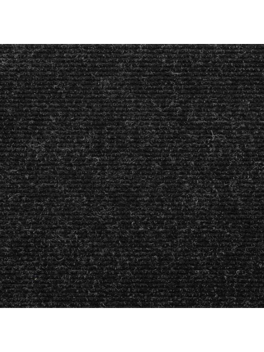 Kāpņu paklāji, 30 gab., pašlīmējoši, 56x17x3 cm, antracīts