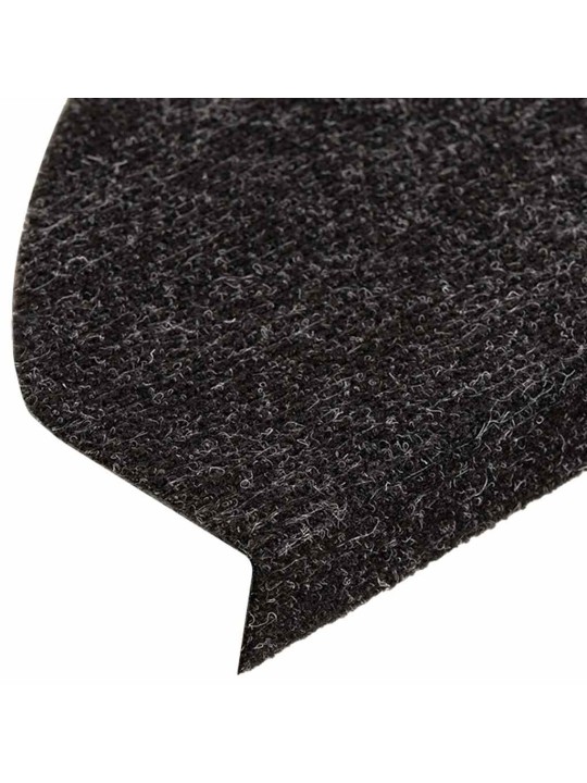 Kāpņu paklāji, 20 gab., pašlīmējoši, 65x22,5x3,5 cm, pelēki