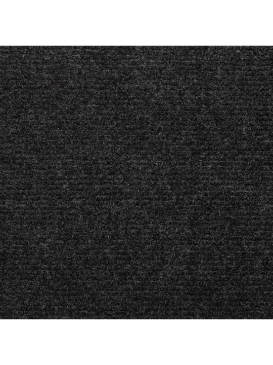 Kāpņu paklāji, 20 gab., pašlīmējoši, 65x22,5x3,5 cm, melni