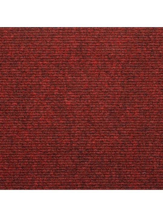 Kāpņu paklāji, 30 gab., pašlīmējoši, 65x22,5x3,5 cm, sarkani