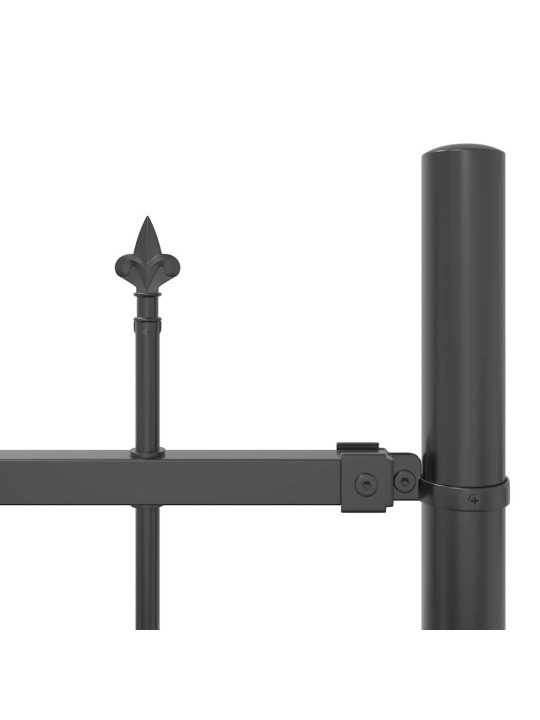 Dārza žogs pelēka 340 x 125 cm