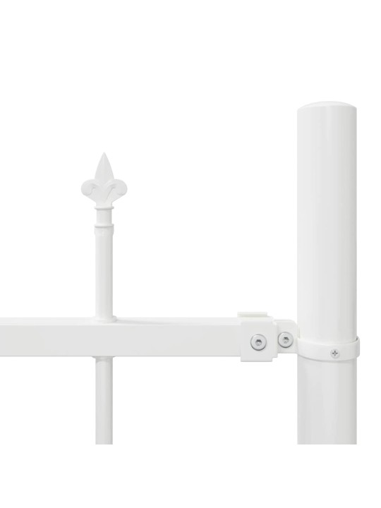 Dārza žogs balts 340 x 75 cm