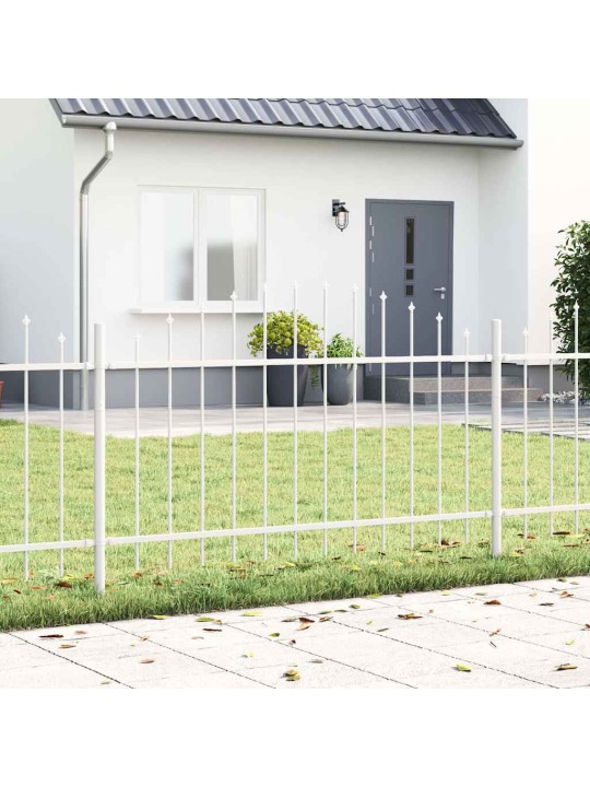 Dārza žogs balts 340 x 100 cm