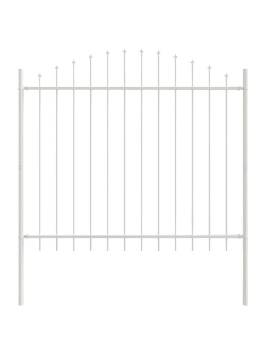 Dārza žogs balts 340 x 125 cm