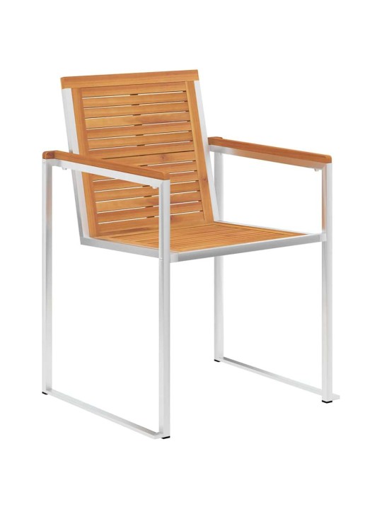 Dārza ēdamgalds 5 pcs cieta koka akācija