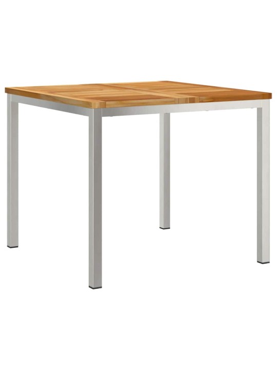 Dārza ēdamgalds 3 pcs cietā teaks koka