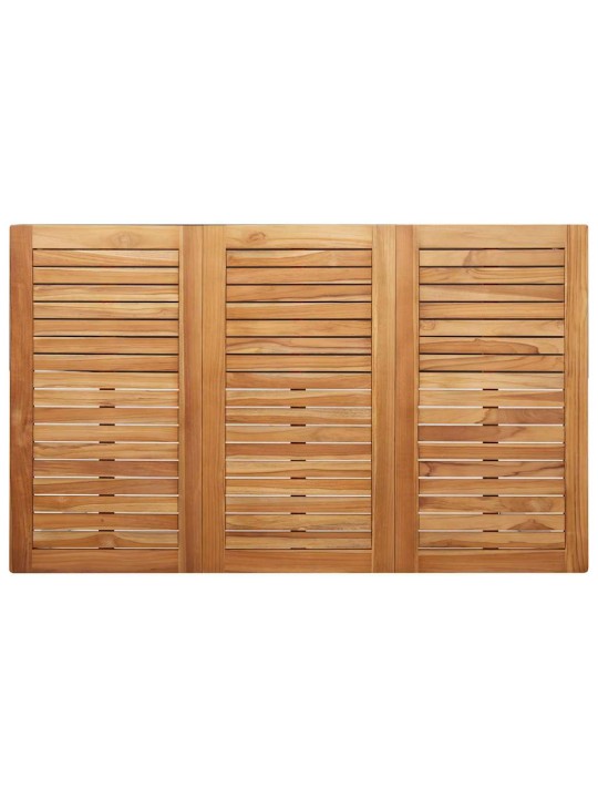 Dārza ēdamgalds 5 pcs cietā teaks koka