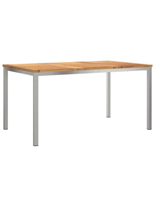 Dārza ēdamgalds 5 pcs cietā teaks koka