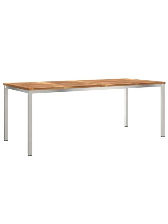 Dārza ēdamgalds 9 pcs cietā teaks koka