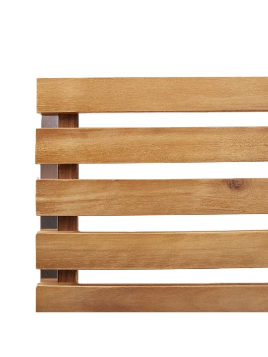 Dārza ēdamgalds 3 pcs brūna akācijas masīvkoks
