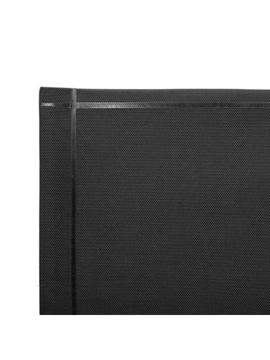 Āra ēdamistabas komplekts 3 pcs brūns un melns masīvs tīkkoks