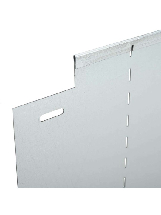 Zāliena apmales 30 pcs sudraba 100 x 25 cm cinkots tērauds