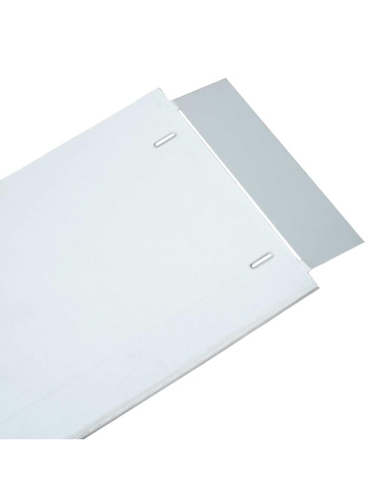 Zāliena apmales 30 pcs sudraba 100 x 25 cm cinkots tērauds