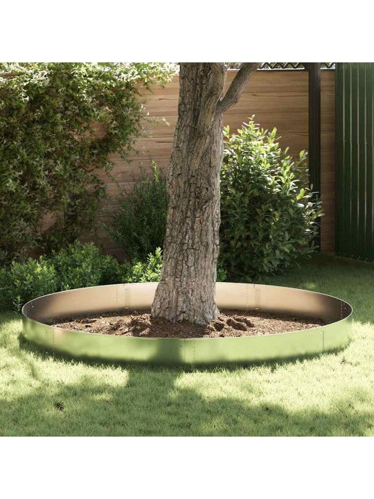 Zāliena apmales 30 pcs sudraba 100 x 25 cm cinkots tērauds