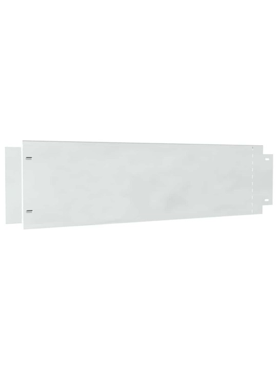 Zāliena apmales 30 pcs sudraba 100 x 25 cm cinkots tērauds