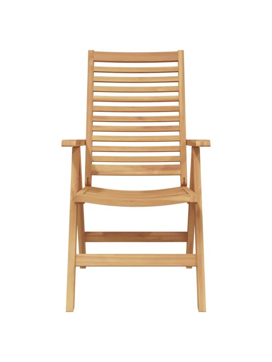 Dārza ēdamgalds 5 pcs brūna masīvs tīkkoks