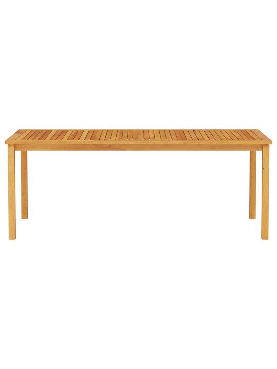 Dārza ēdamgalds 7 pcs brūna akācijas masīvkoks