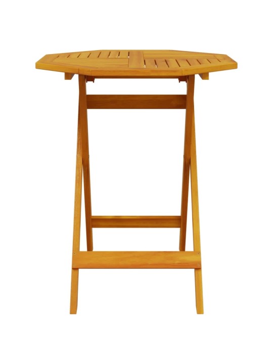 Salokāms bistro komplekts 3 pcs brūna akācijas masīvkoks