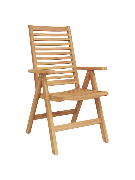 Dārza krēsls 8 pcs brūna 52 x 64.5 x 108 cm masīvs tīkkoks