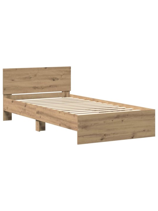 Gultas rāmis artisānā ozols 100 x 200 cm inženierijas koks