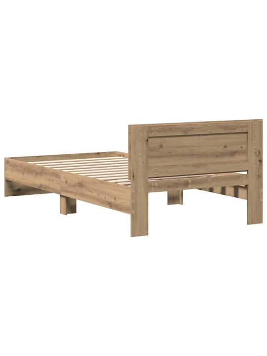 Gultas rāmis artisānā ozols 100 x 200 cm inženierijas koks