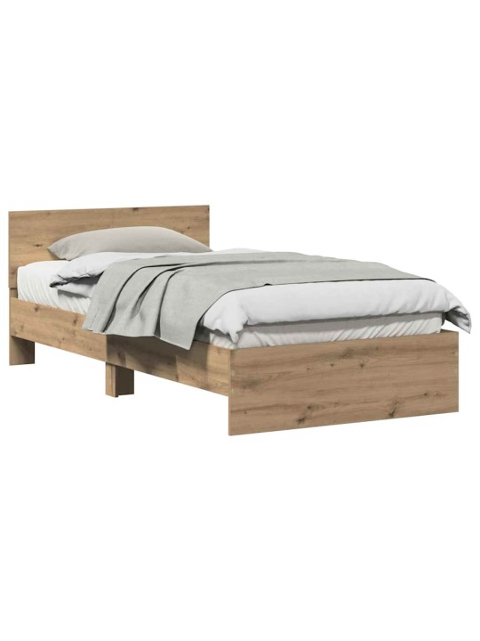 Gultas rāmis artisānā ozols 100 x 200 cm inženierijas koks