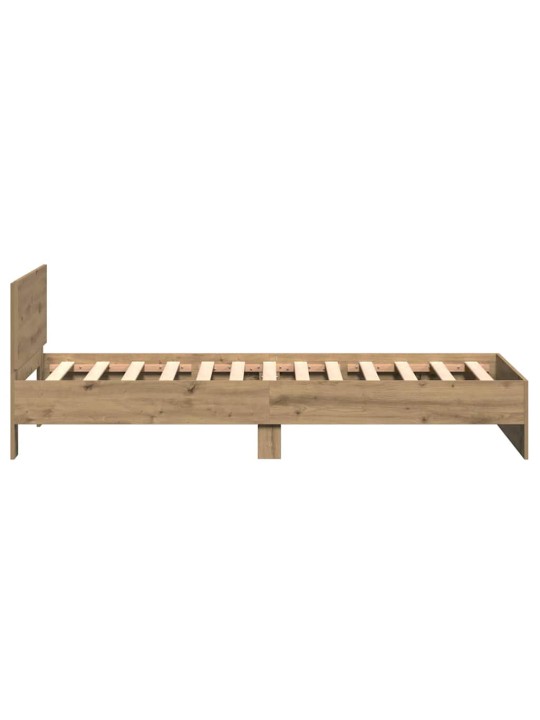 Gultas rāmis artisānā ozols 100 x 200 cm inženierijas koks