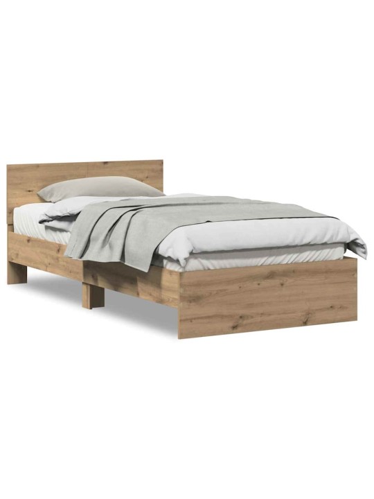 Gultas rāmis artisānā ozols 100 x 200 cm inženierijas koks