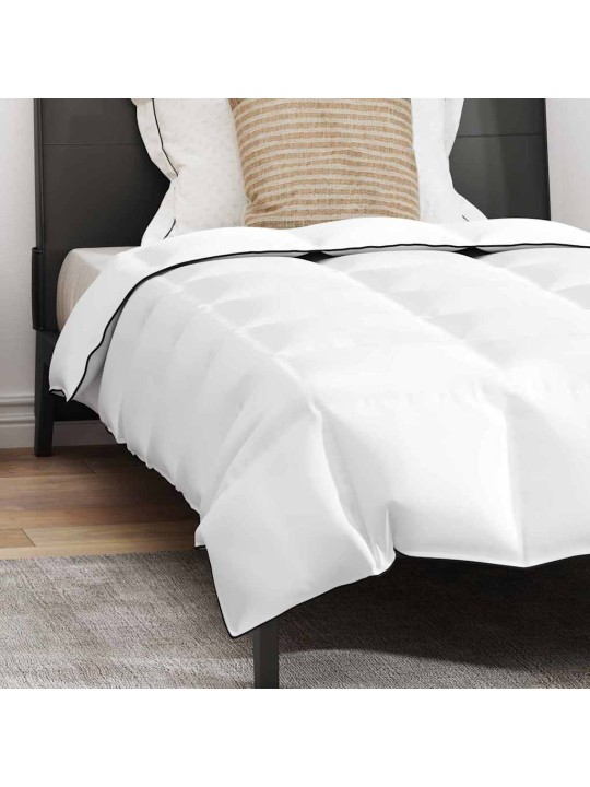 Segas komplekts ar spilvenu 2 pcs balts 140 x 220 cm dūnas