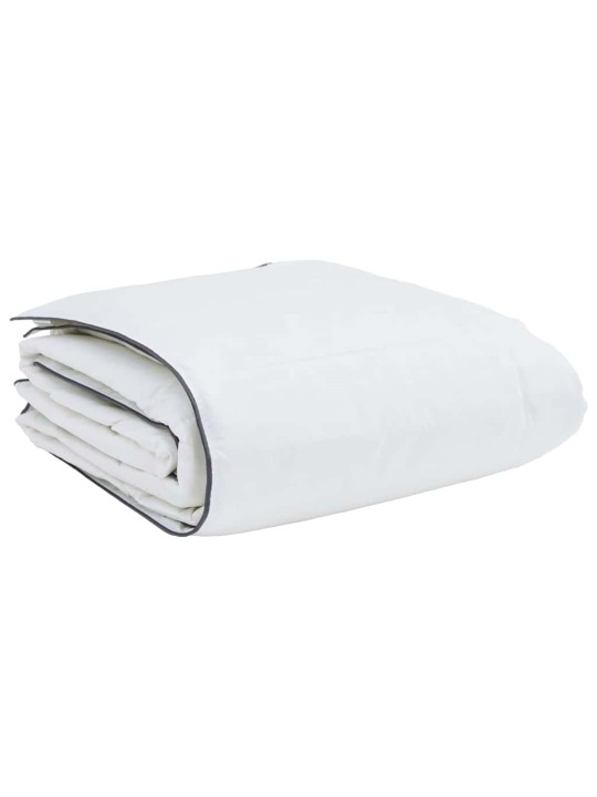 Segas komplekts ar spilvenu 2 pcs balts 140 x 220 cm dūnas