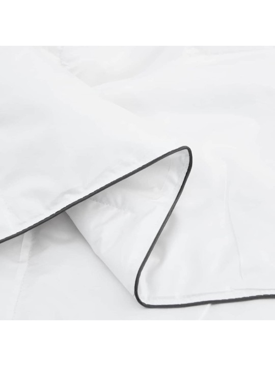 Segas komplekts ar spilvenu 2 pcs balts 140 x 220 cm dūnas