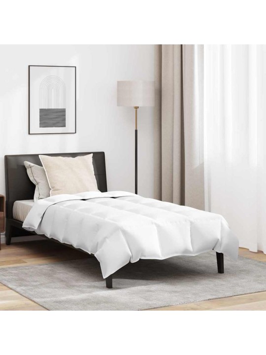Segas komplekts ar spilvenu 2 pcs balts 140 x 200 cm dūnas