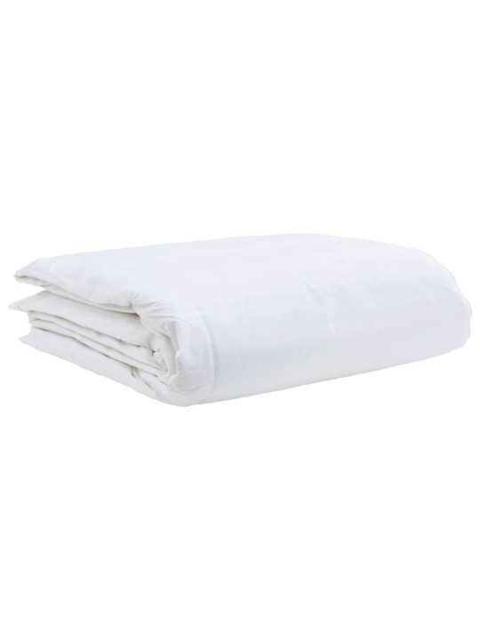 Segas komplekts ar spilvenu 2 pcs balts 140 x 220 cm dūnas