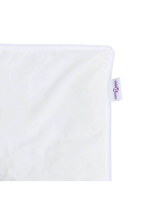 Sega cits ar spilvenu 2 pcs balts 155 x 220 cm dūnas